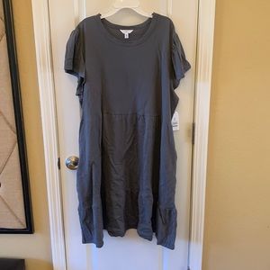 NWT Time and Tru Size XXL Grey Dress